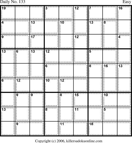 Killer Sudoku for 5/8/2006