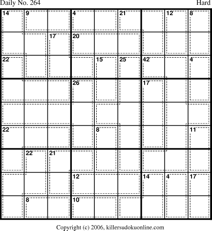 Killer Sudoku for 9/16/2006