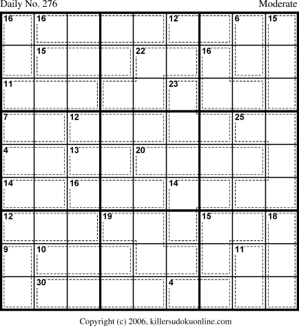 Killer Sudoku for 9/28/2006