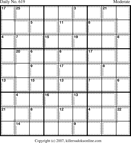 Killer Sudoku for 9/5/2007