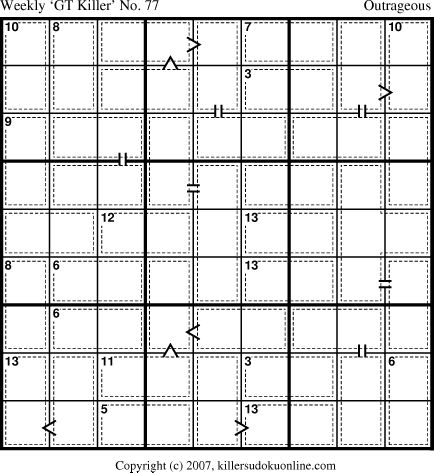 Killer Sudoku for 10/1/2007