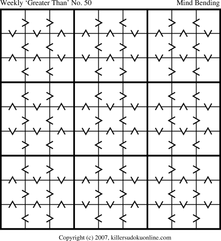 Killer Sudoku for 1/1/2007