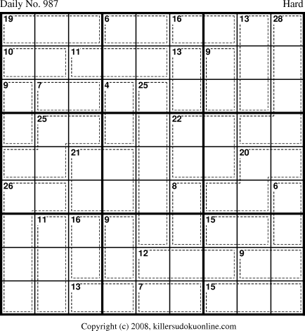 Killer Sudoku for 9/6/2008