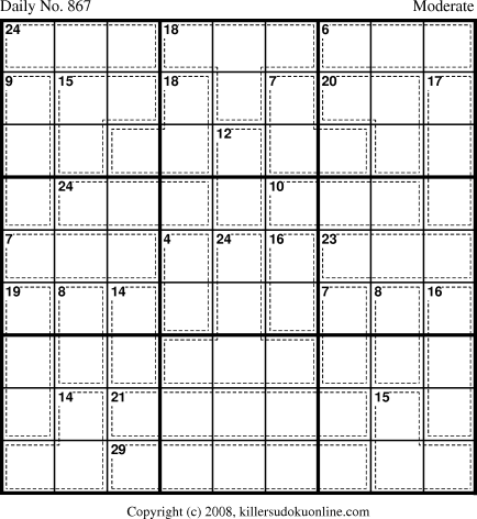 Killer Sudoku for 5/9/2008