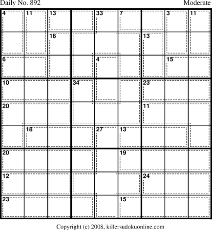 Killer Sudoku for 6/3/2008