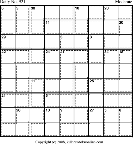 Killer Sudoku for 7/2/2008