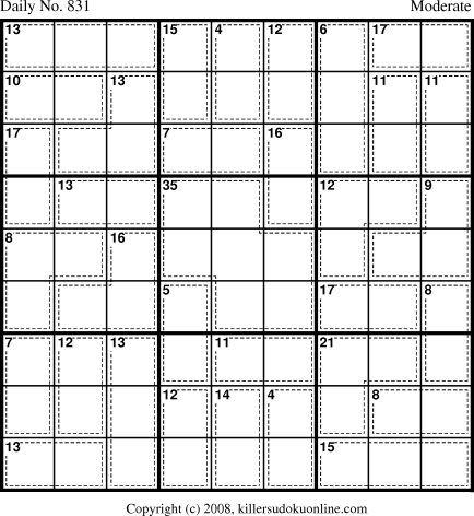 Killer Sudoku for 4/3/2008