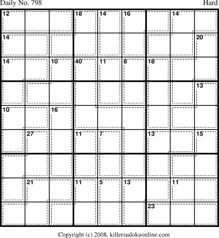 Killer Sudoku for 3/1/2008