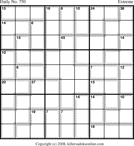 Killer Sudoku for 1/13/2008