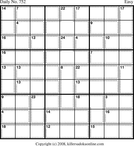 Killer Sudoku for 1/15/2008