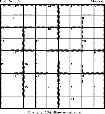 Killer Sudoku for 3/12/2008
