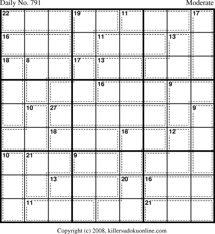 Killer Sudoku for 2/23/2008