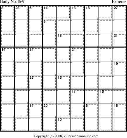 Killer Sudoku for 5/11/2008