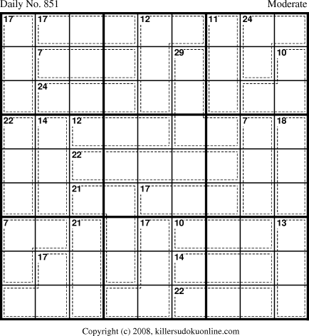 Killer Sudoku for 4/23/2008