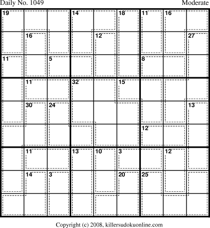 Killer Sudoku for 11/6/2008