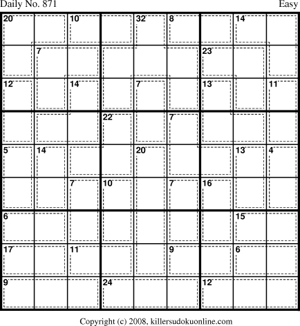 Killer Sudoku for 5/13/2008