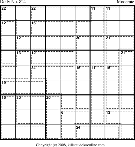 Killer Sudoku for 3/27/2008