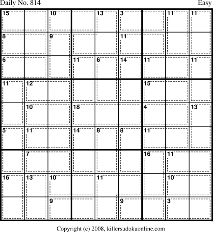 Killer Sudoku for 3/17/2008