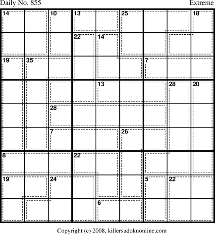 Killer Sudoku for 4/27/2008