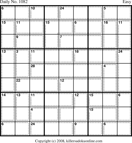 Killer Sudoku for 12/9/2008
