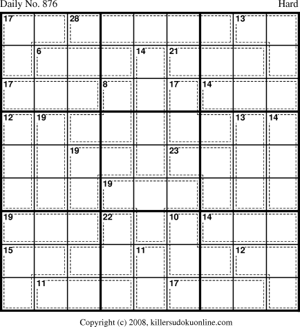 Killer Sudoku for 5/18/2008