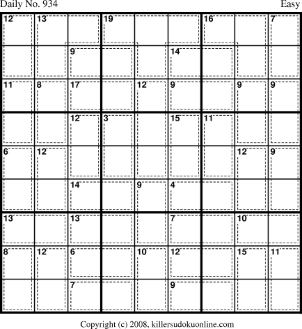 Killer Sudoku for 7/15/2008