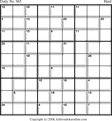 Killer Sudoku for 8/15/2008