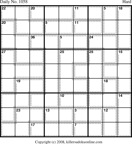 Killer Sudoku for 11/15/2008