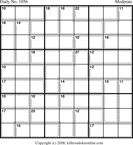Killer Sudoku for 11/13/2008