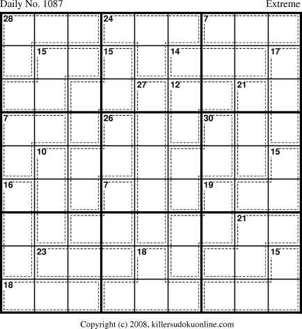 Killer Sudoku for 12/14/2008