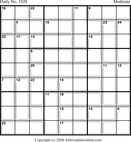 Killer Sudoku for 10/17/2008