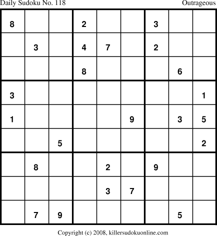 Killer Sudoku for 7/5/2008
