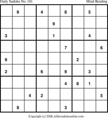 Killer Sudoku for 9/6/2008