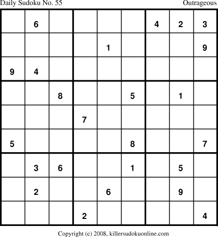 Killer Sudoku for 5/3/2008