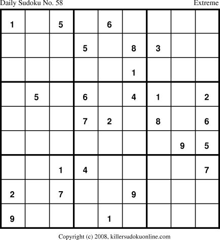 Killer Sudoku for 5/6/2008