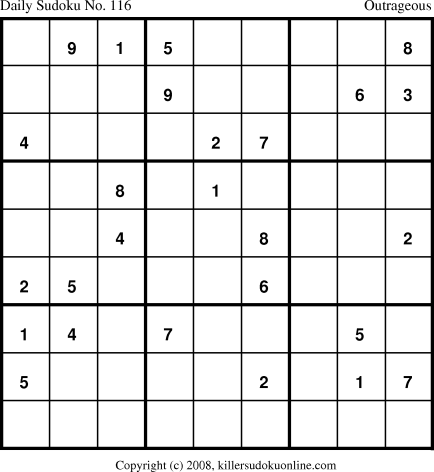 Killer Sudoku for 7/3/2008