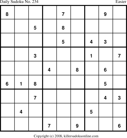 Killer Sudoku for 10/29/2008