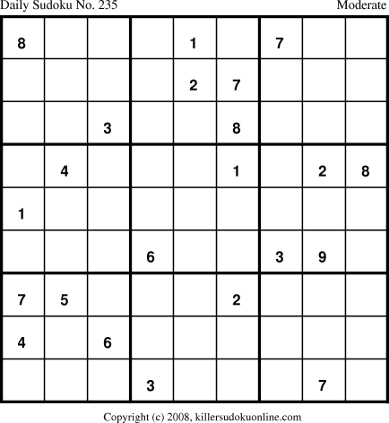 Killer Sudoku for 10/30/2008