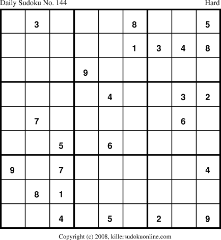 Killer Sudoku for 7/31/2008
