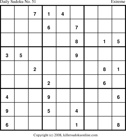 Killer Sudoku for 4/29/2008