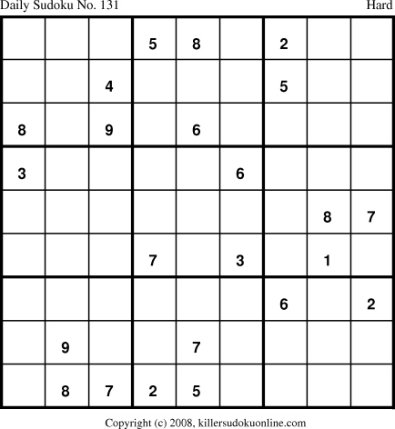 Killer Sudoku for 7/18/2008