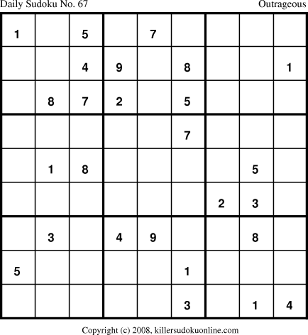 Killer Sudoku for 5/15/2008