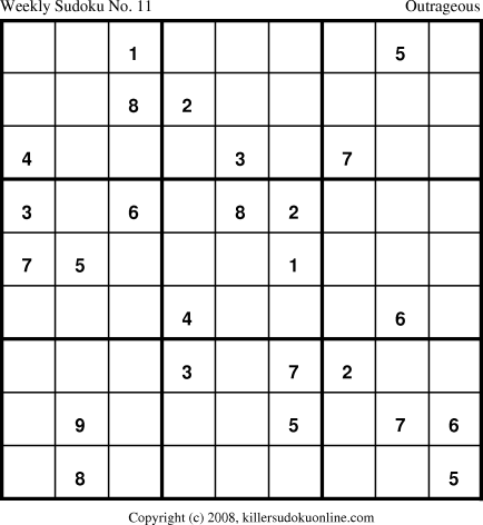 Killer Sudoku for 5/19/2008