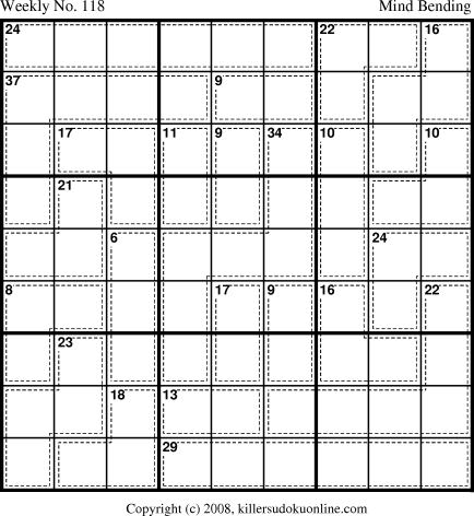 Killer Sudoku for 4/7/2008