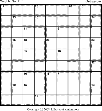 Killer Sudoku for 2/25/2008