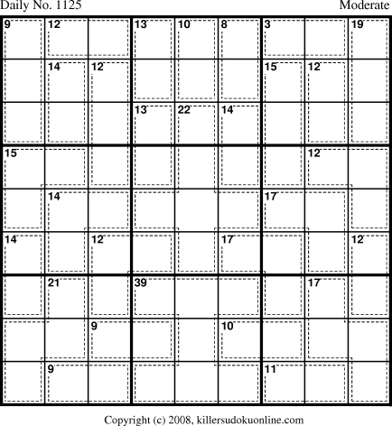 Killer Sudoku for 1/21/2009