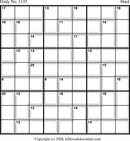 Killer Sudoku for 1/31/2009