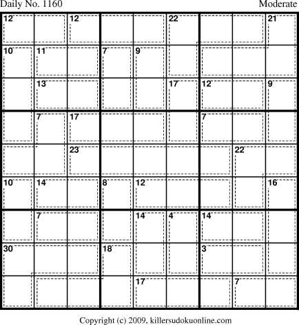 Killer Sudoku for 2/25/2009