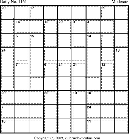 Killer Sudoku for 2/26/2009
