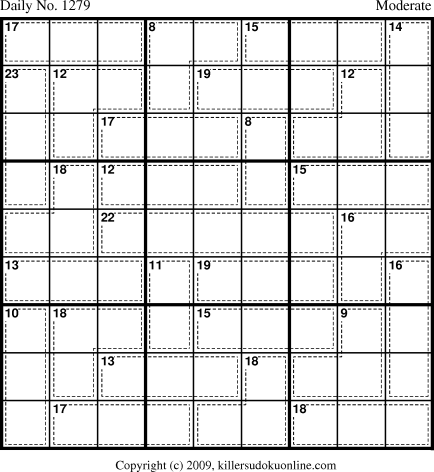 Killer Sudoku for 6/24/2009